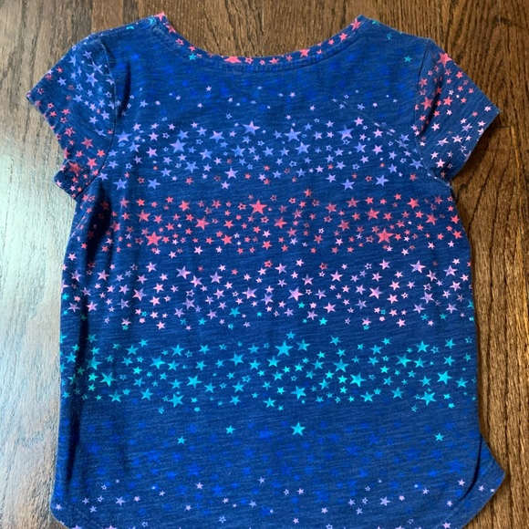 Girls blue with stars tee - Picture 2 of 2